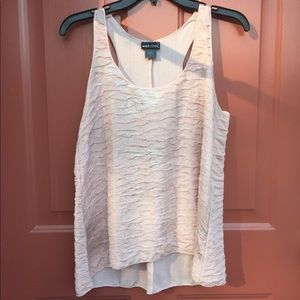 Wet Seal Sleeveless Top Blush Pink w/ Shimmer Med
